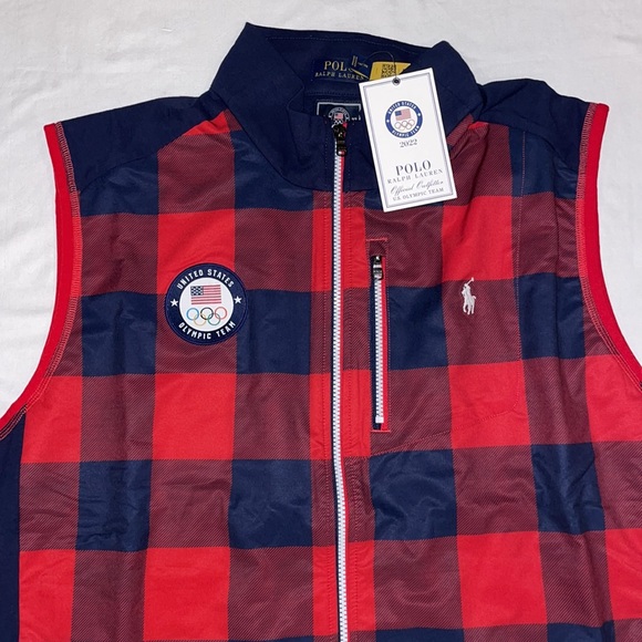 Polo Ralph Lauren Men’s 2022 Olympic Team USA Hybrid Vest XXL - Picture 3 of 9